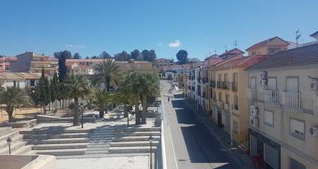 The town square